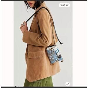 NWT Free People Bobbi Beaded Crossbody